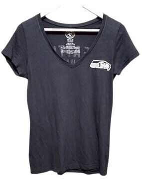 Seattle Seahawks Cap Sleeve Tee Shirt Medium
